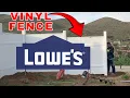 DIY Lowe s Vinyl Fence Install 2024 Freedom 6