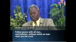 holiness gods condition for dwelling with him pastor w f kumuyi