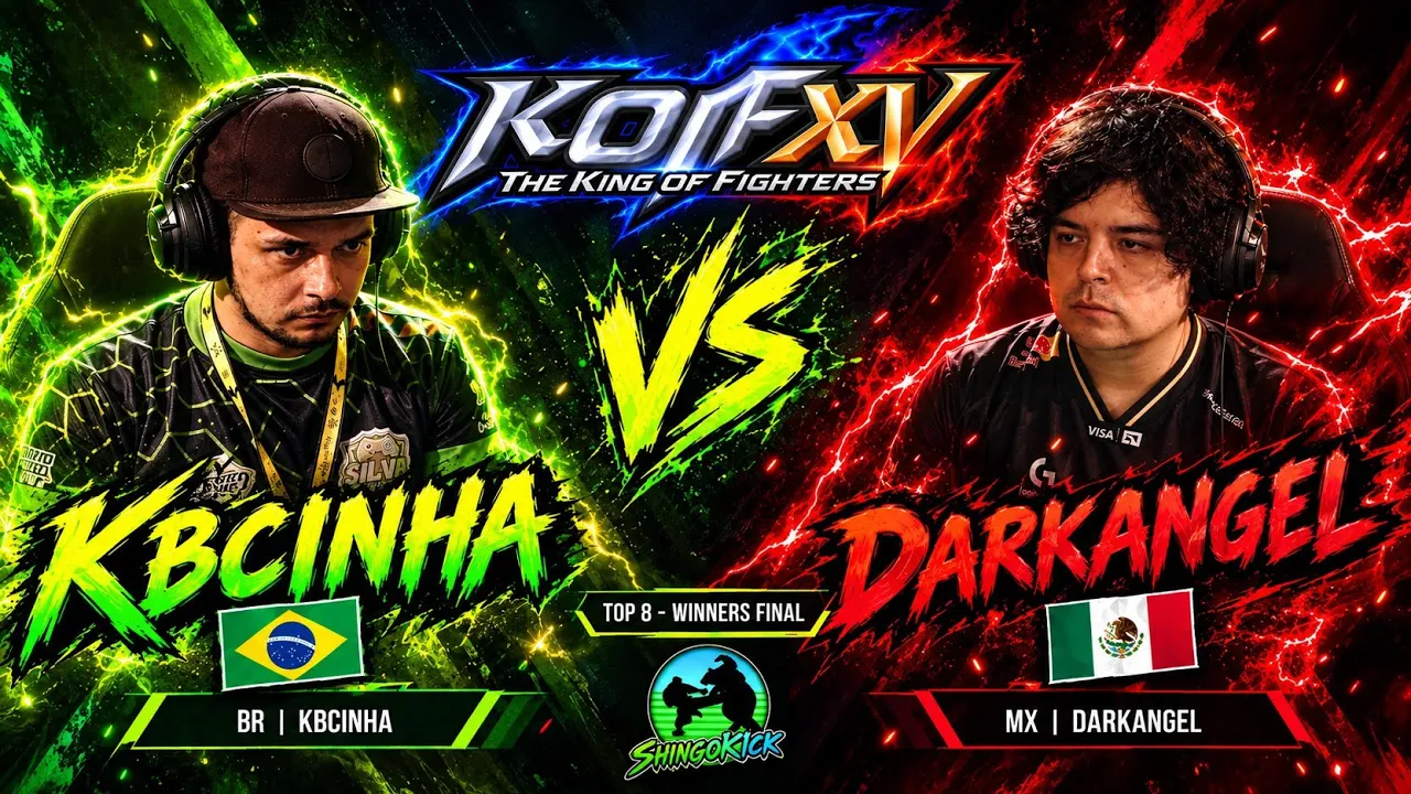 🔥Duelo de Leyendas👺🔥 KBCINHA 🇧🇷 🆚 DARKANGEL 🇲🇽 Final de Winners UFA 2026 #kofxv