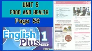 English Plus 1 Year 5 Unit 5 Page 58 Food And Health 