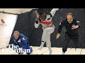 Usain Bolt floats to victory in zero-gravity race