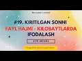 Flowgorithm Fayl hajmini kilobaytlarda ifodalash