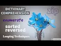 PYTHON - XVII DICTIONARY COMPREHENSION