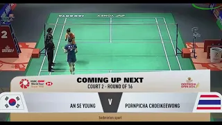 highlights kapal api indonesia open 2024 an se young kor vs pornpicha choeikeewong tha r16
