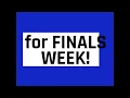 Exam week advice from the pros