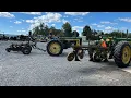 John Deere 70 and 730 Diesel plowing 2025 GSR plow day