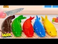 Download Lagu Resep Seafood 🌈 Cara Menangkap dan Memasak Ikan Miniatur 🌈 Mira Mini Cooking