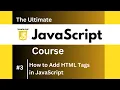 How to Add HTML Tags Into JavaScript Code Practical Guides for Beginners in 2024