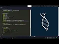 Creating DNA STRANDS Animation with HTML CSS JAVASCRIPT