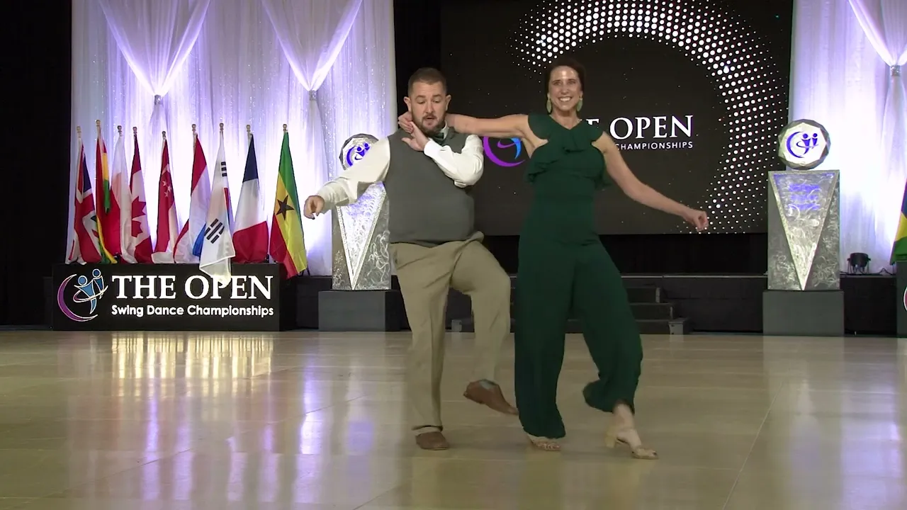Adam Holmes and Erica Russell - 5th place Sophisticated Routines - The Open 2023