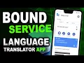 Language Translator App with ML Kit Voice Text Translation Bound Service