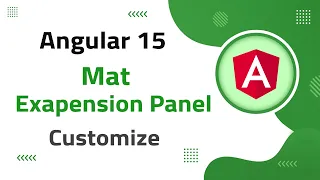 29 Mat Expansion-Panel Customization in Angular 15 angular material angular 15 tutorial
