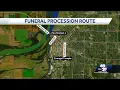 Ft Smith Fire Chief Funeral Procession