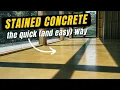 Dont Paint Concrete Try this Instead