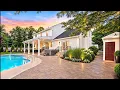 Backyard for Entertaining with Inground Pool Beautiful Hardscape Covered Patio areas in Wayne NJ