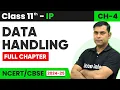 Chapter 4 Data Handling - One Shot Class 11th Informatics Practices Session 2024