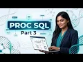 Advanced SAS - SQL-part3 SQL Programming for Beginners