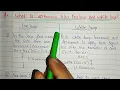 Difference between for loop and while loop Easy explanation Handwritten notes