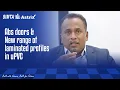 ABS doors uPVC machines new range of laminate profiles in uPVC