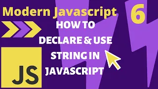How to use string in javascript Modern javascript complete course Part 6 String methods in js