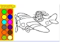 Plane Coloring Pages For Kids