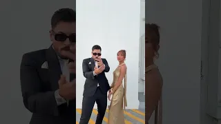 اطلالة وسام قطب وسارة لعرس نارين ورامي 