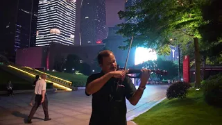 violin instrumental deevaana by jobi vempala in china