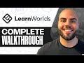 LearnWorlds Tutorial 2026 Easy walkthrough for beginners