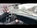 1977 MG Midget Test Drive Shifting Gears Braking