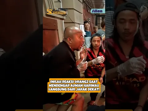 BERBAGAI REAKSI ORANG2 KETIKA DI ROAR HARIMAU!
