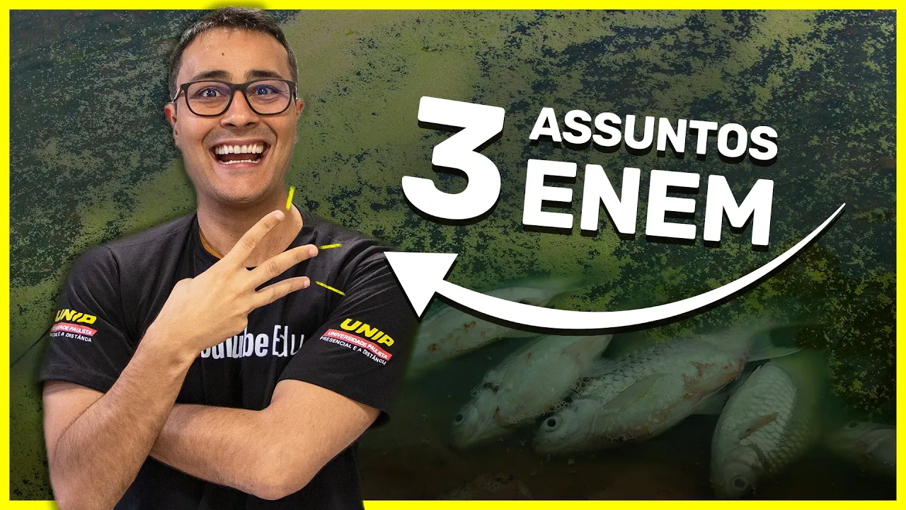 3 ASSUNTOS de BIOLOGIA que podem aparecer no ENEM 2019
