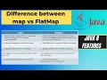 8 5 Difference between map and flatMap Java 8 map vs flatMap in Stream API Map vs flatmap