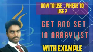Get And Set In ArrayList core Java Programming