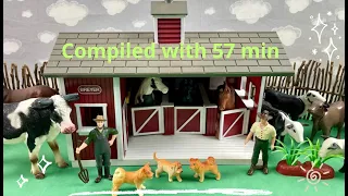 57-MINUTE COMPILATION OF FARM TOYS / COMPILADO COM 57 MINUTOS DE BRINQUEDOS DE FAZENDA