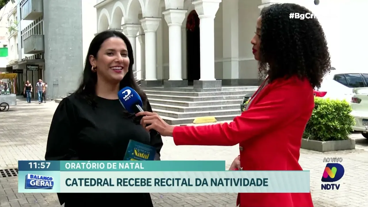 Oratório de Natal: escadaria da Catedral São José recebe apresentação especial nesta noite