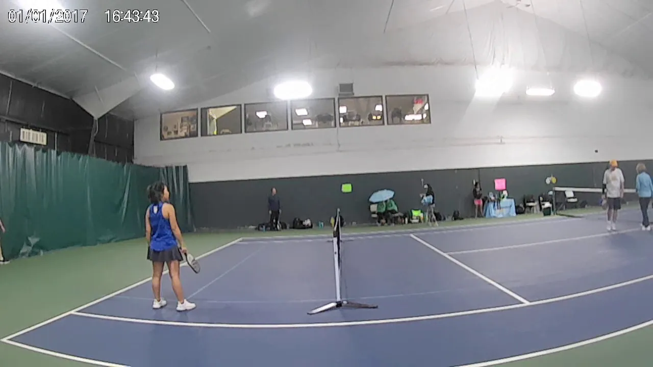 Dinkin' In the New Year Pickleball Tourney--Jim LaBrosse/Dawn Boornazian vs. Tina Huynh/Cameron Daly