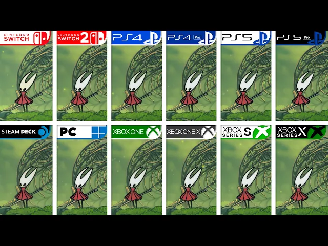 Hollow Knight: Silksong | Playstation - Nintendo - Xbox - PC - Steam Deck | All Versions Comparison