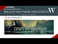 How to Display Navbar to your WordPress Theme
