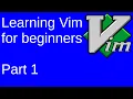 Vim Tutorial for Beginners Lesson 1