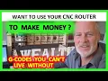 MUST KNOW G-Code To Make Money w Your CNC Router Work Offset gcode - G54 G55 G56 G57 G58 G59