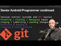 Senior Android Developer Checklist Git
