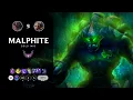Malphite Mid vs Zed - KR Master Patch 13 19