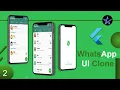 Flutter WhatsApp UI Clone Part-2 Flutter app Speed Code Flutter tutorial