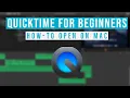 QUICKTIME FOR BEGINNERS How to open quick time on a mac book pro