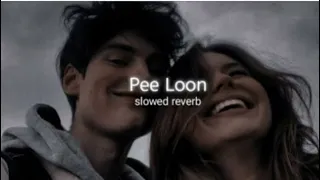  pee loon lofi song slow u0026 reverb 