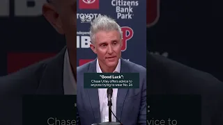 Chase Utley offers advise to anyone who wants to wear No 26
