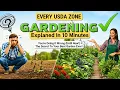 Every USDA Zone Gardening Explained In 10 Minutes