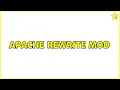 Apache Rewrite Mod 2 Solutions