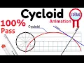 Cycloid Cycloid of a Circle Engineering Drawing Animation