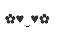 In love Face - Copy and Paste Text Art